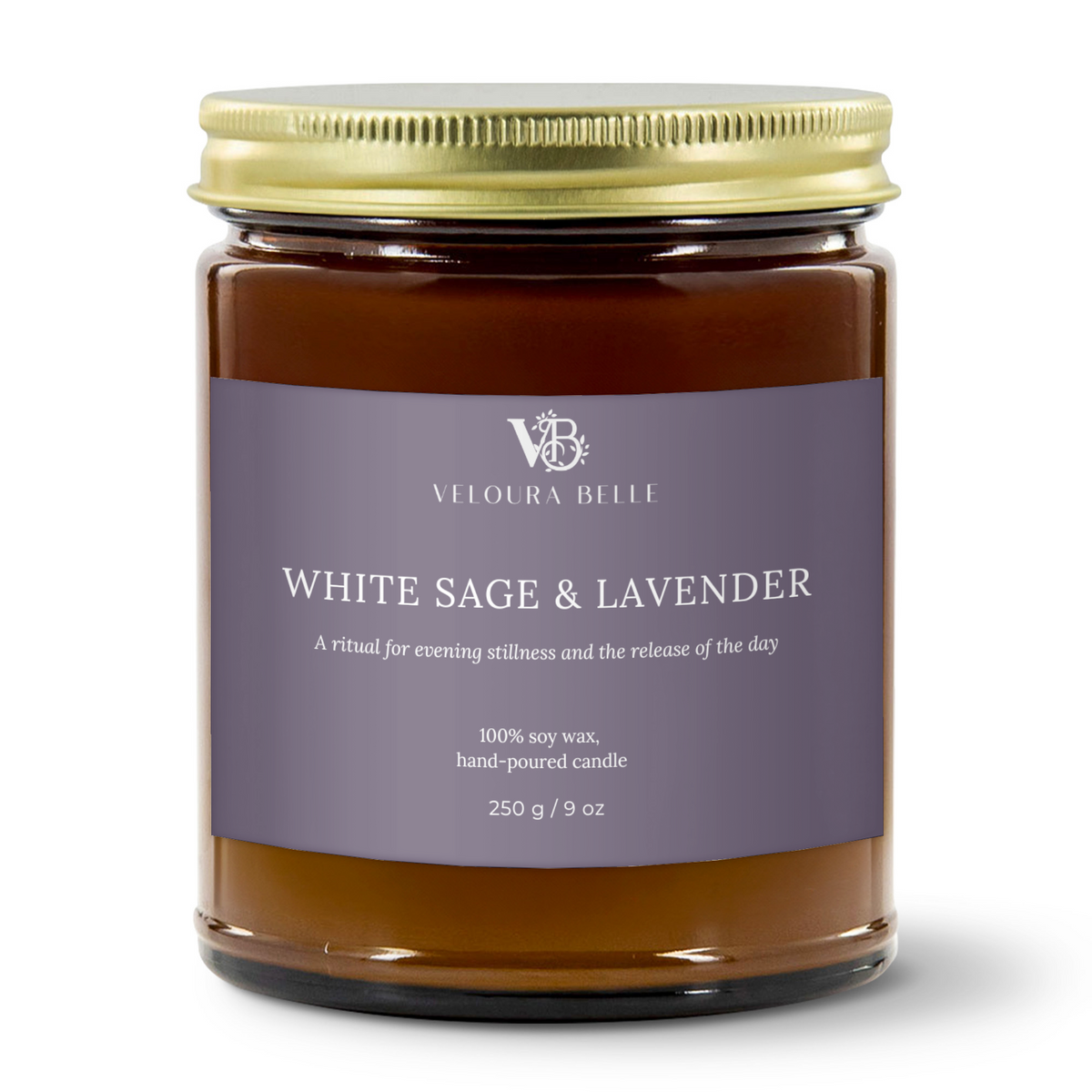 White Sage & Lavender Ritual Candle