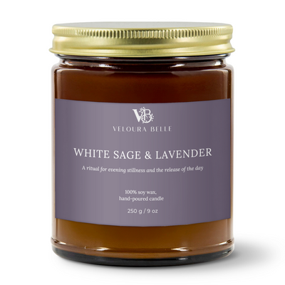 White Sage & Lavender Ritual Candle