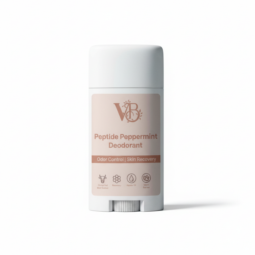 2 Pack Peptide Peppermint Deodorant
