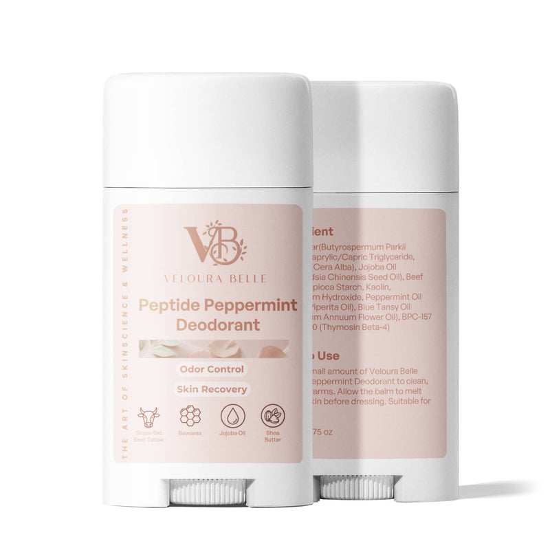 2 Pack Peptide Peppermint Deodorant