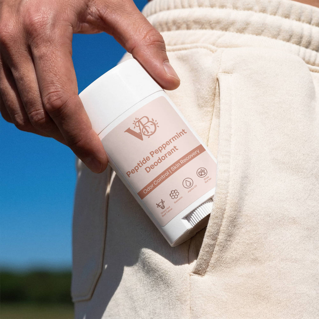 2 Pack Peptide Peppermint Deodorant