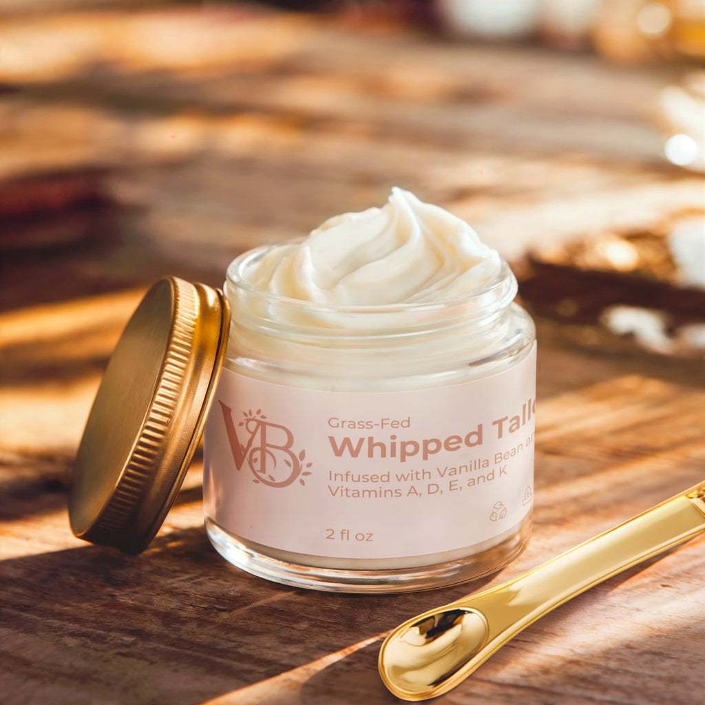 Whipped Grass-Fed Tallow Balm with Vanilla Bean